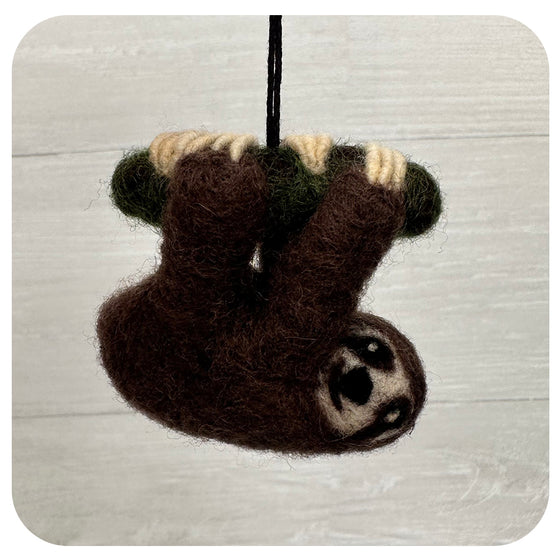 Fair Trade Felted Sloth