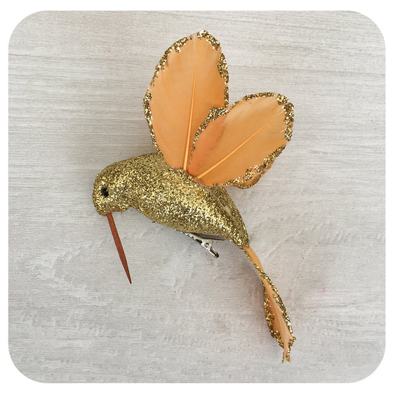 Glitter Hummingbird Clip Collection