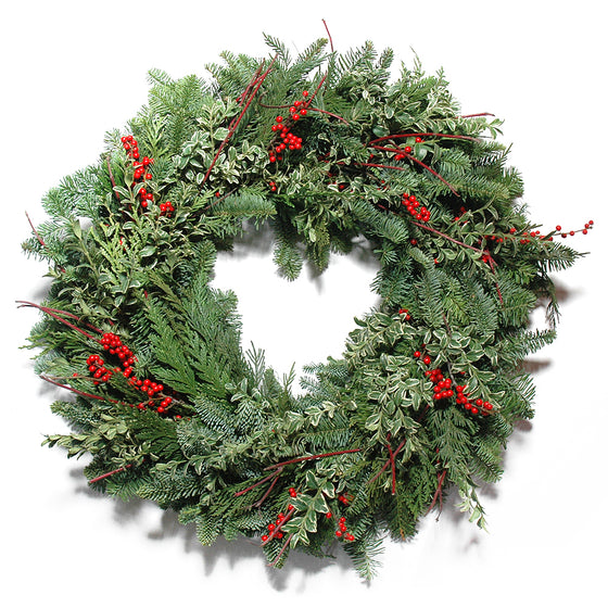 Berries and Branches Wreath