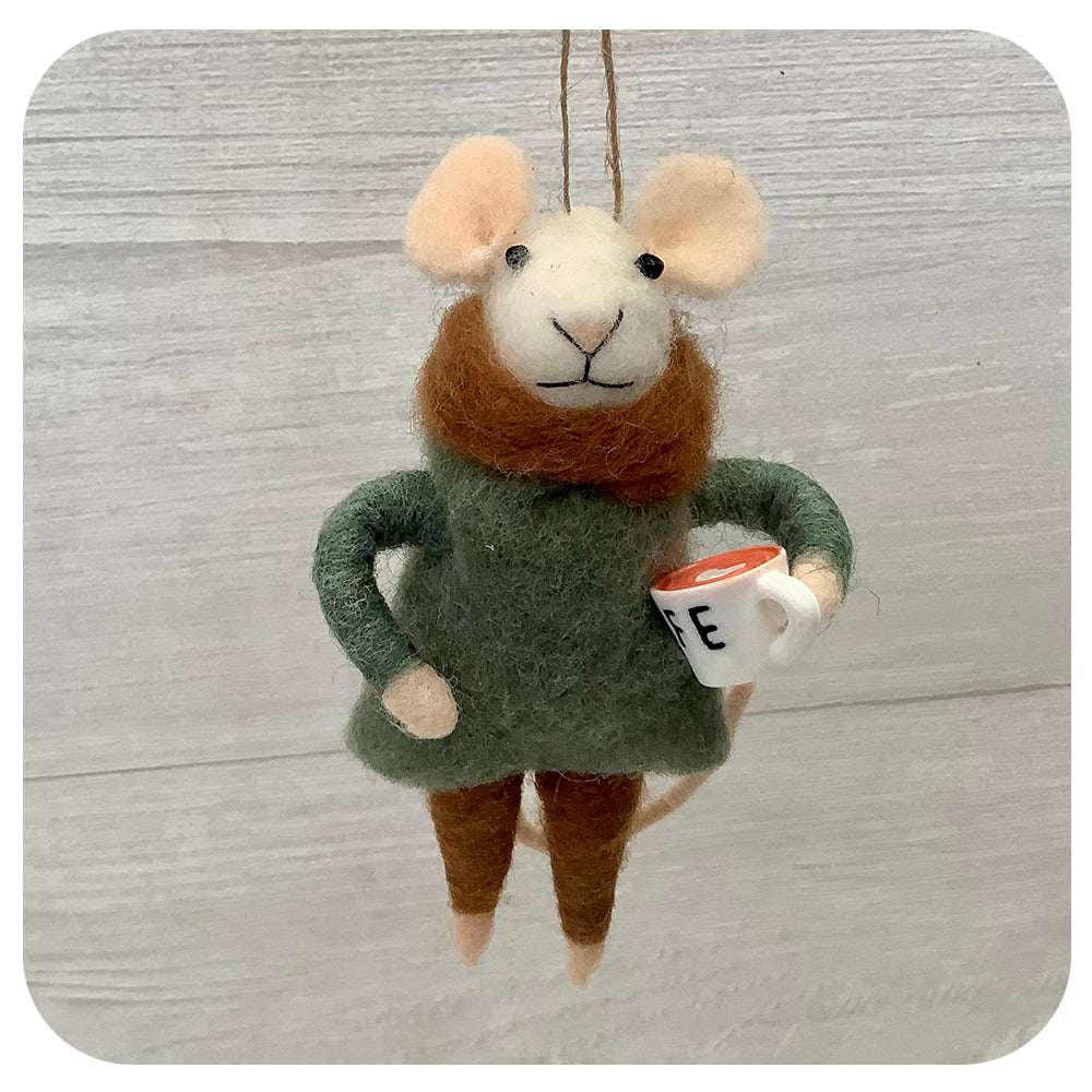 Mouse with Coffee Mug