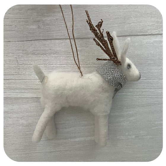 Deer w. Silver Scarf