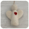 Iryna's Felted Angel With Heart (Hand Made/ Local)