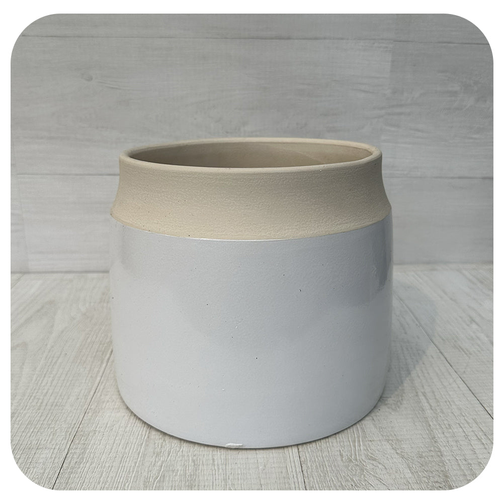 Jarro Blanco Ceramic Pot