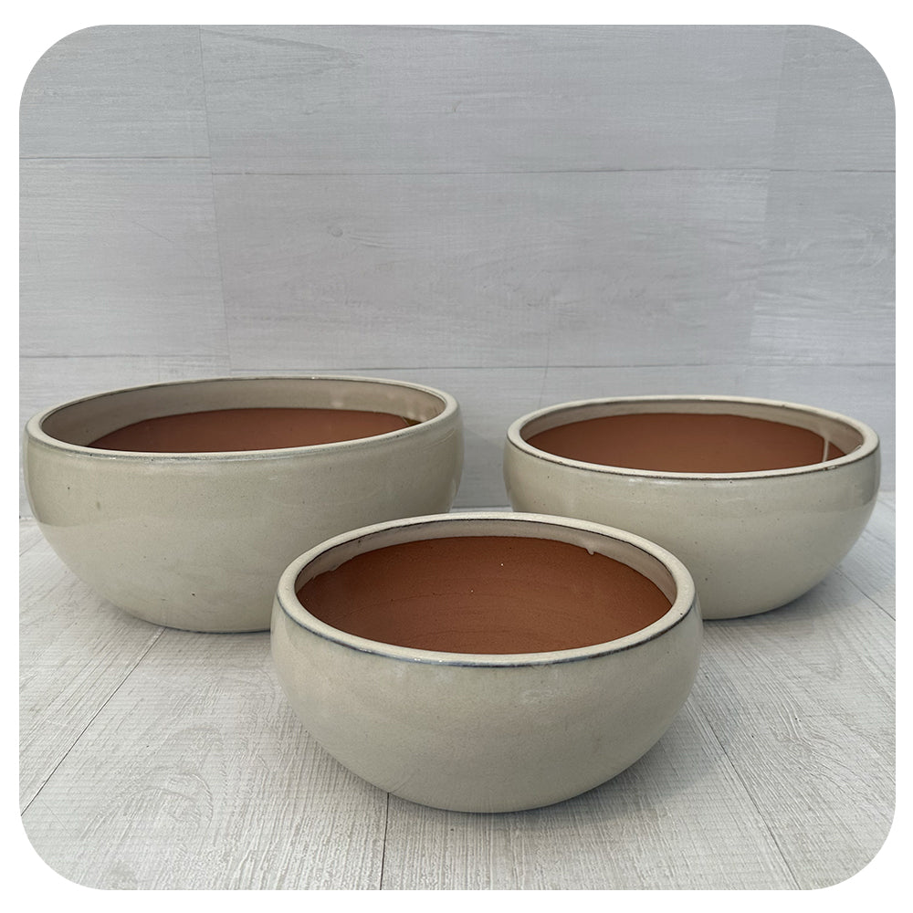 Glazed Bowl Planter