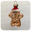 Glass Gingerbread Ornament