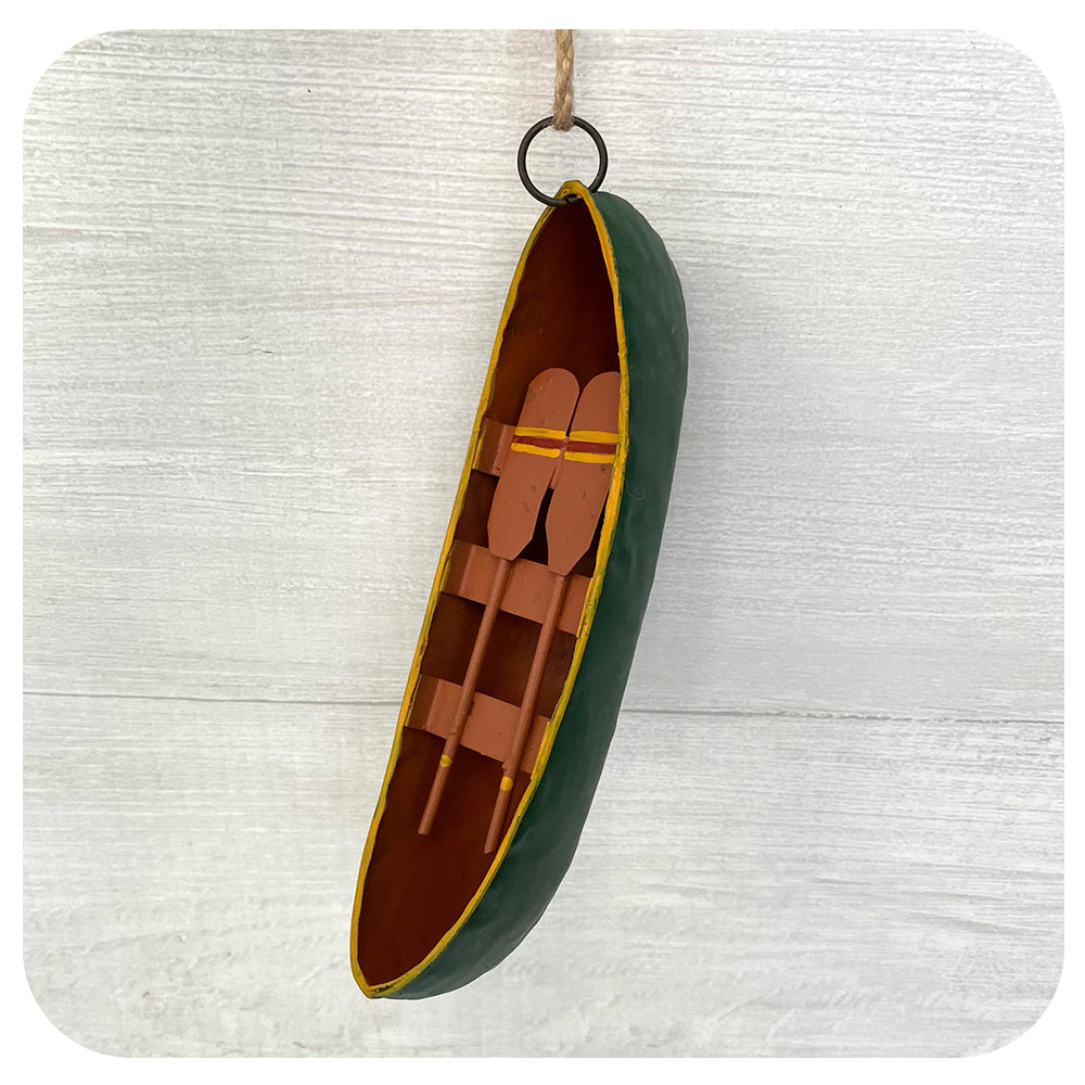 Canoe Ornament