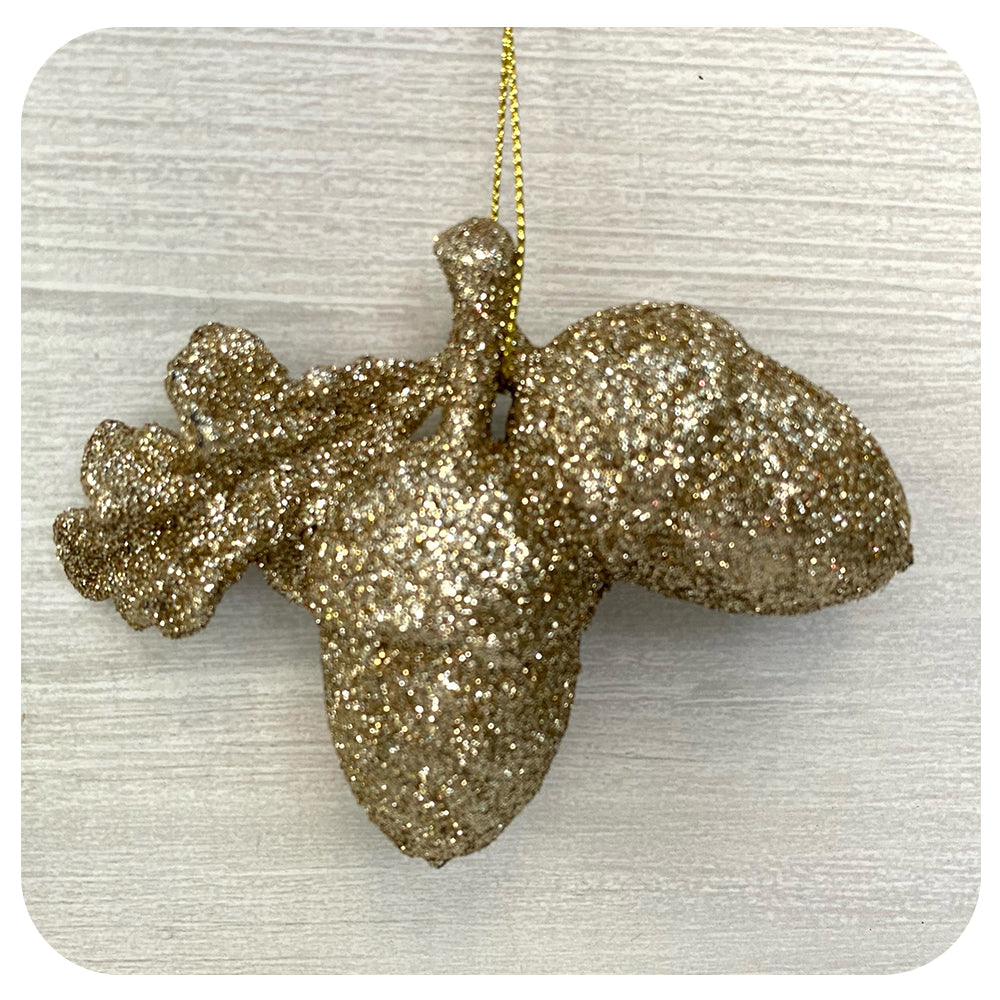 Glitter Gold Acorn