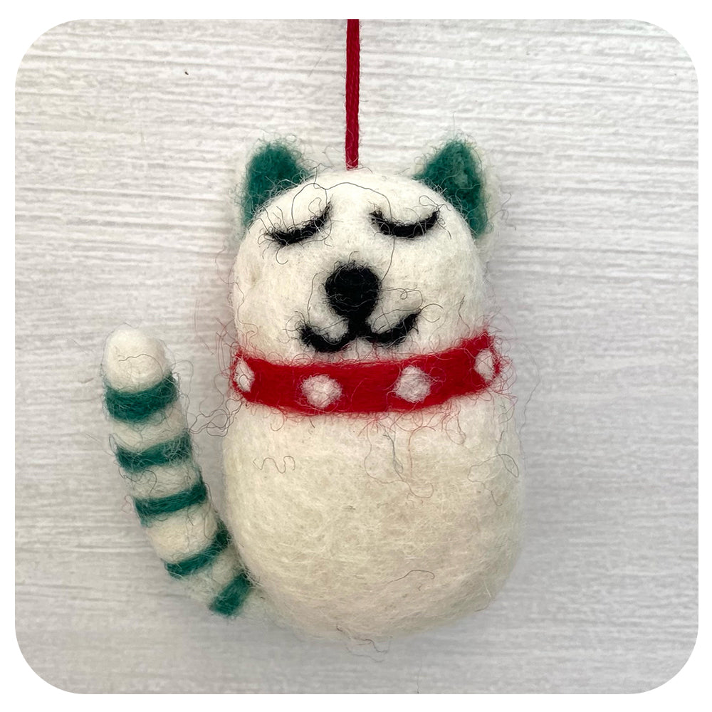 Smiling Cats - 100% Sheep Wool
