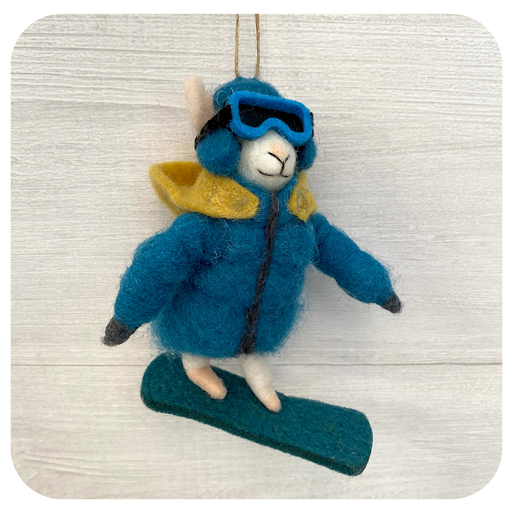 Snowboard Sidney Felt Mouse
