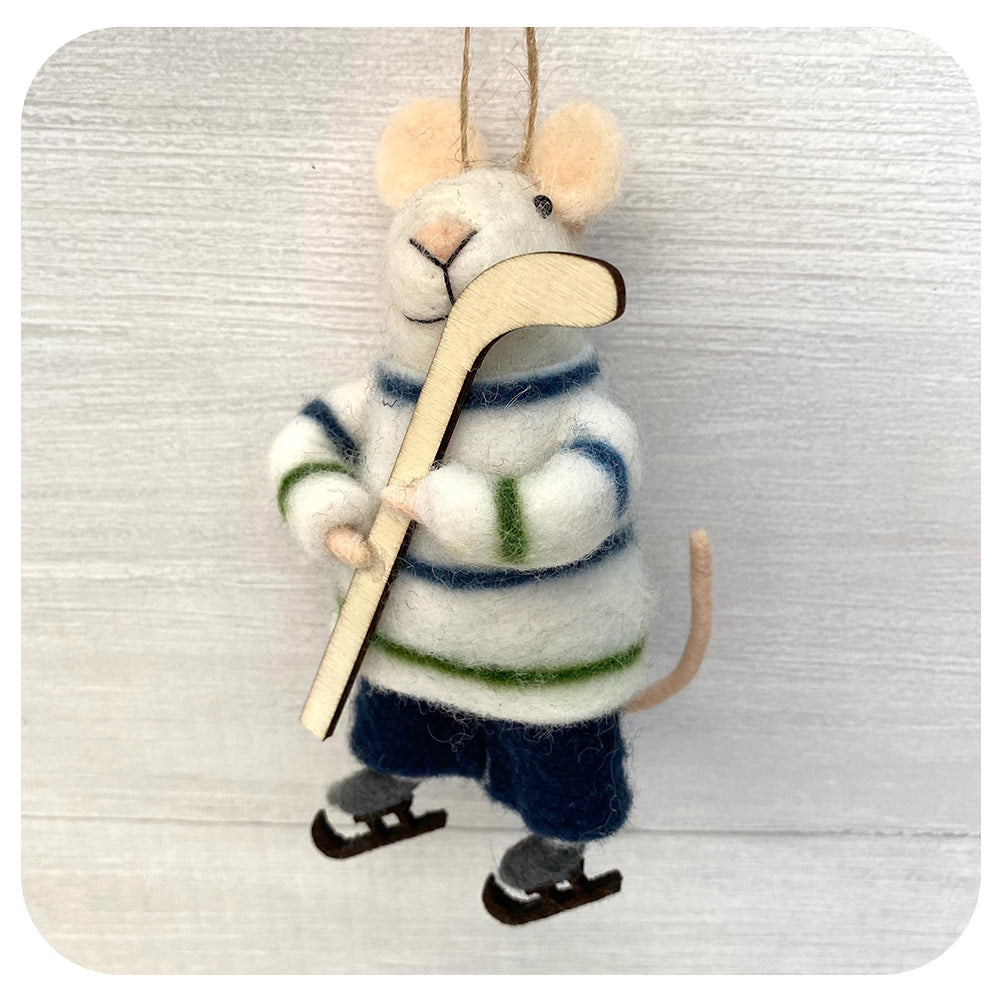 Hockey Hal Felt Mouse