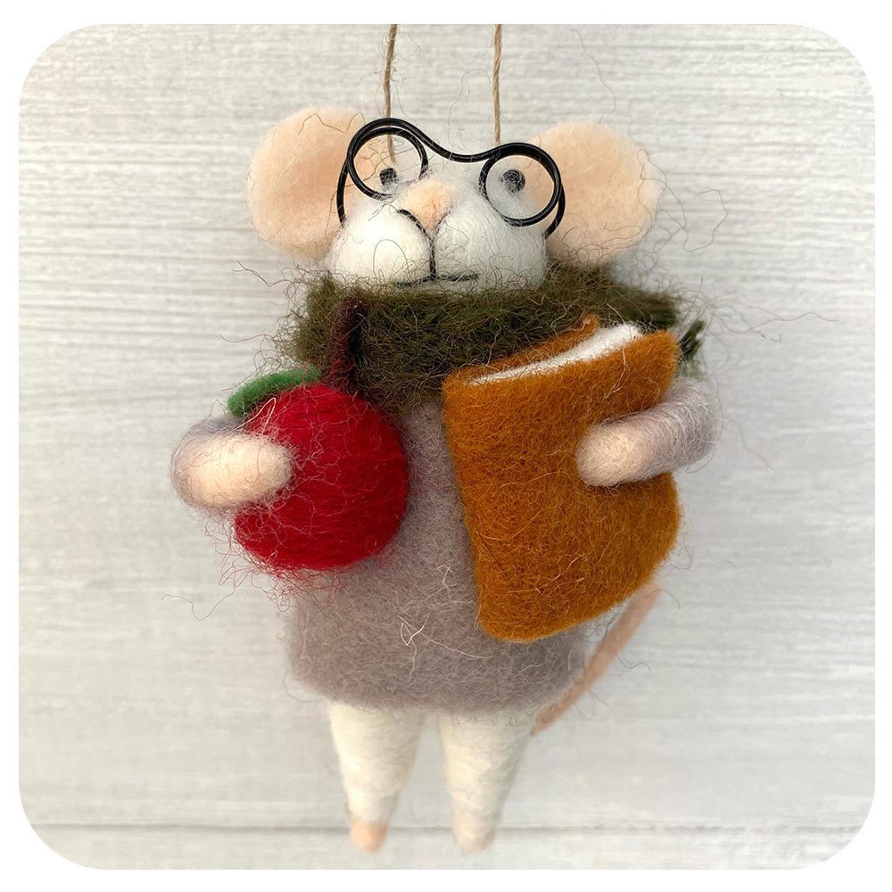 Teacher Tilda Felt Mouse