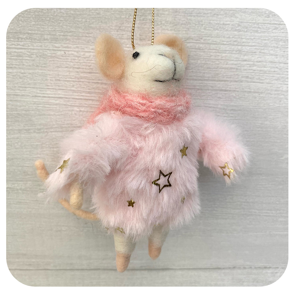Blizzard Bella Felt Mouse