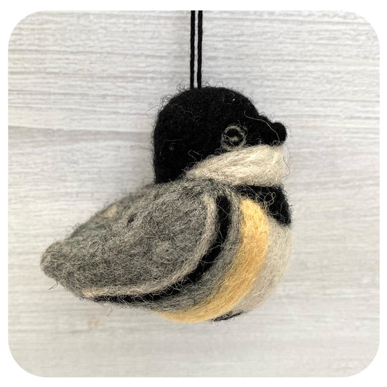 Fair Trade Felted Chickadee