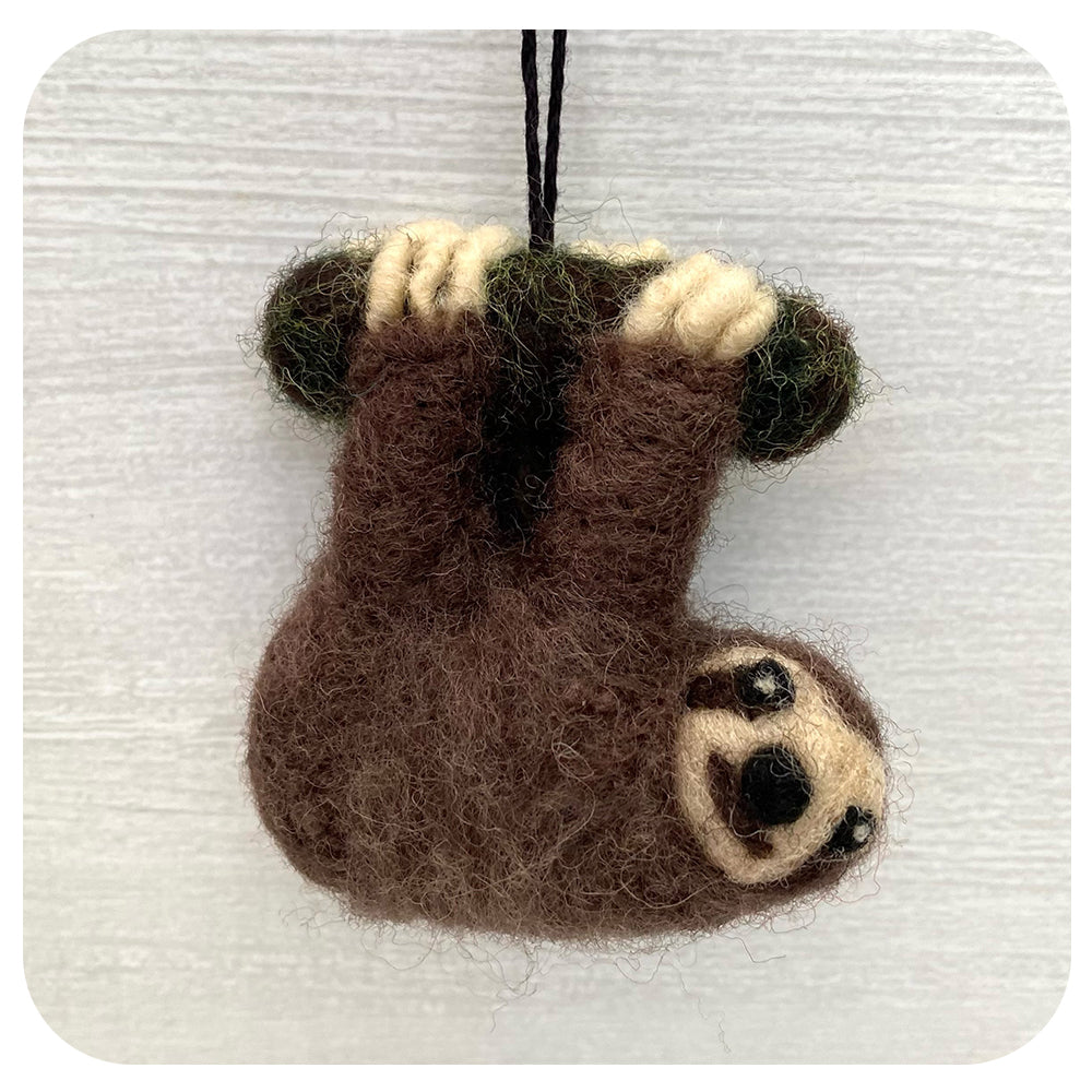 Fair Trade Felted Sloth