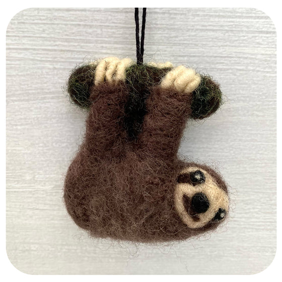 Fair Trade Felted Sloth