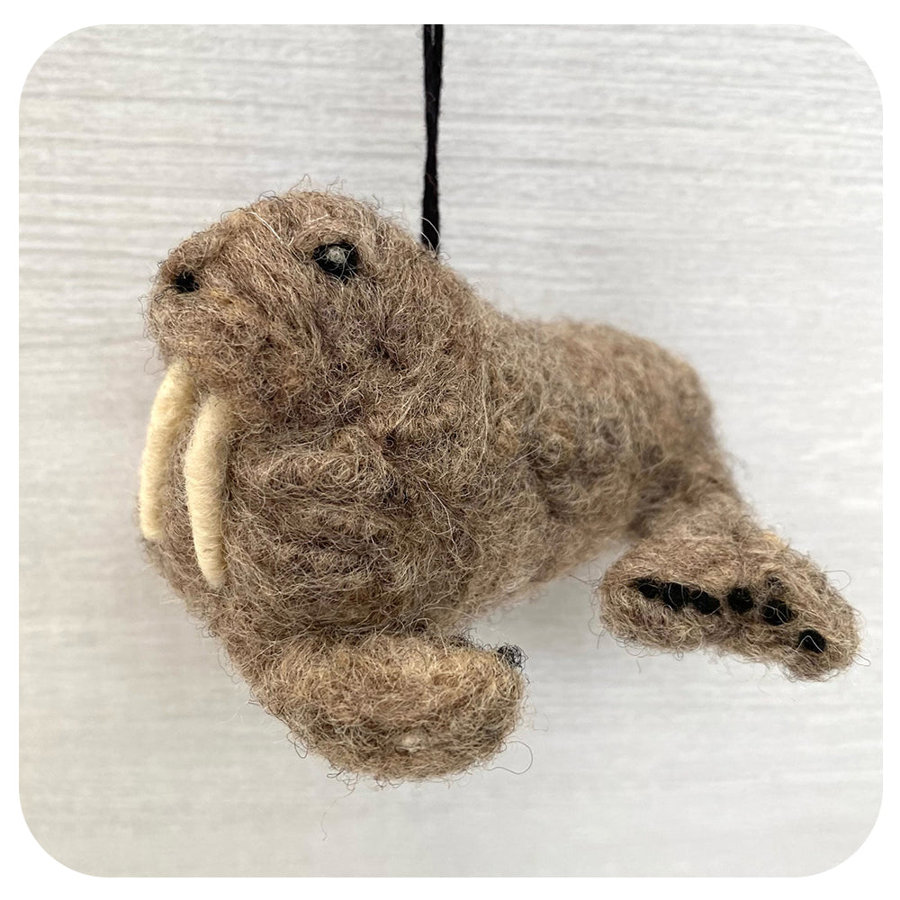 Fair Trade Felted Walrus