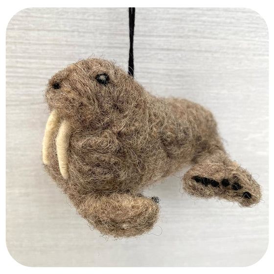 Fair Trade Felted Walrus