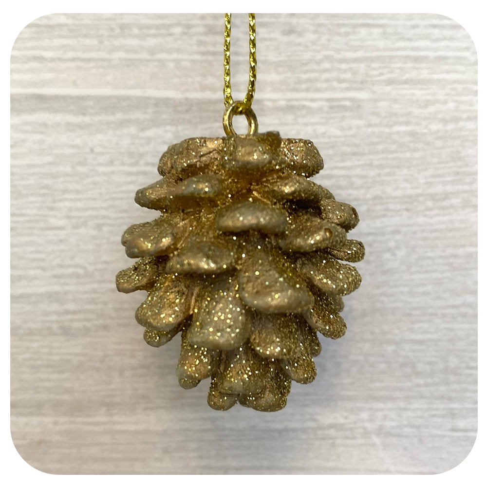 Gold Pinecones