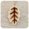 Iryna's Felted Oak Leaf (Hand Made/ Local)