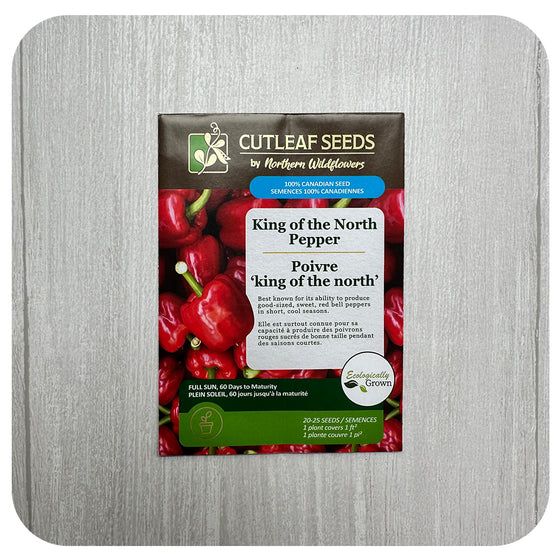 Pepper 'King of the North' Seeds (non-GMO/Chemical Free)