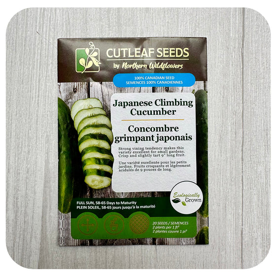 Cucumber 'Japanese Climbing' Seeds (non-GMO/Chemical Free)