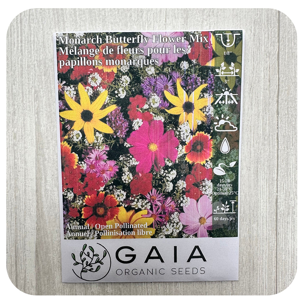 Monarch Butterfly Flower Mix Seeds (Organic)