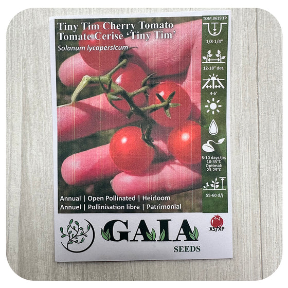 Tomato 'Tiny Tim Cherry' Seeds (Organic)