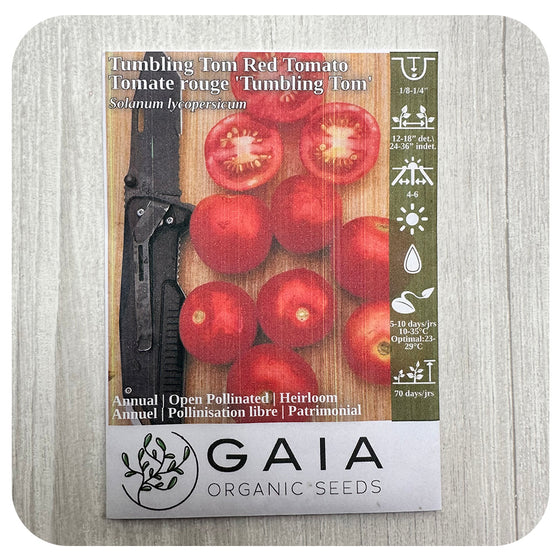 Tomato 'Tumbling Tom'' Seeds (Organic)