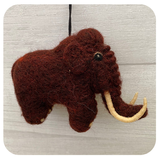 Fair Trade Felted Mammoth