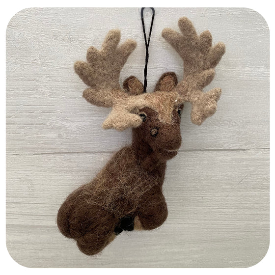 Fair Trade Felted Moose