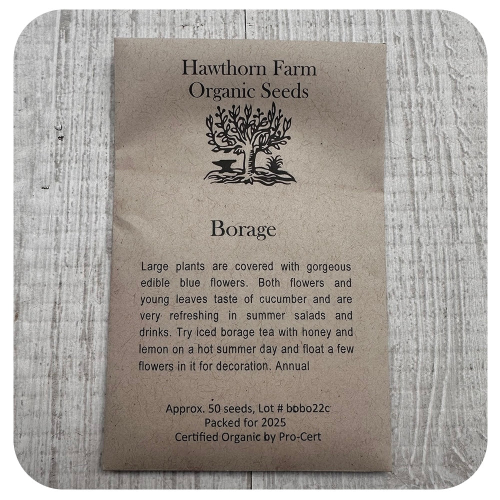 Borage Seeds - Hawthorne Farm (Organic)