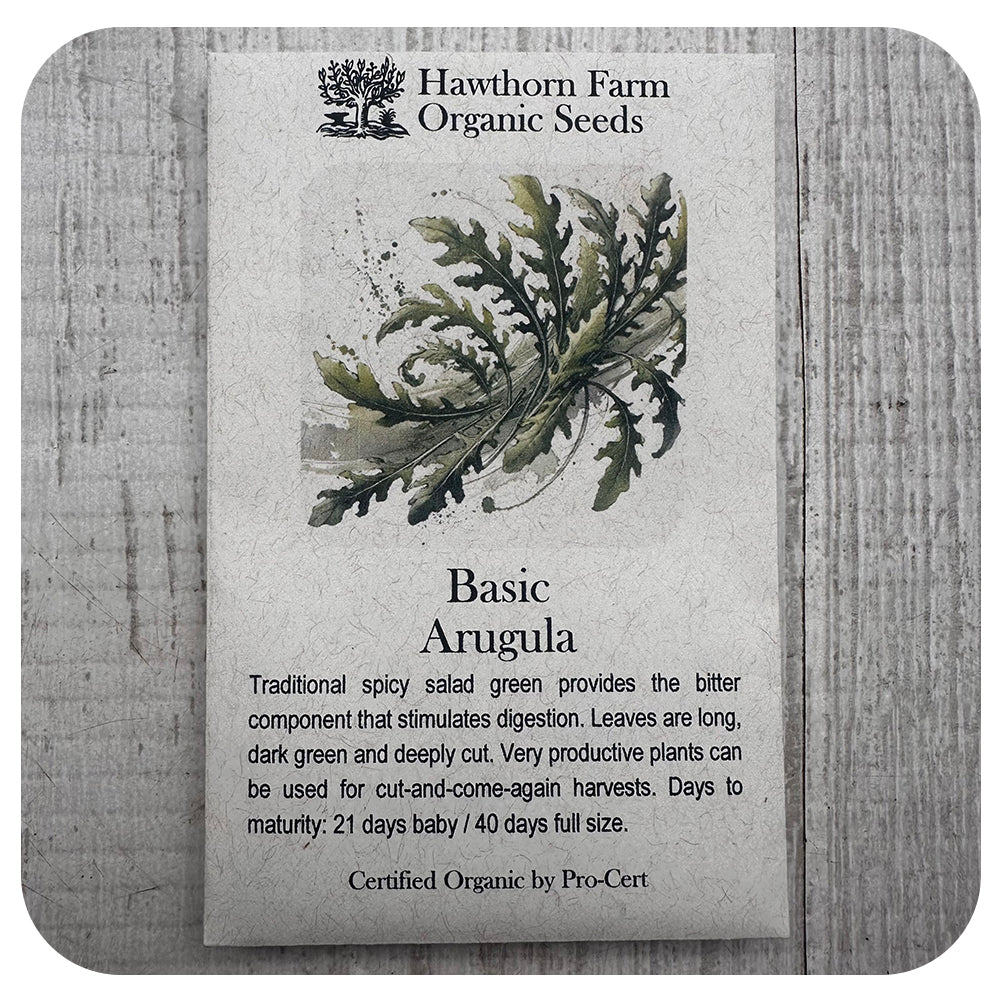 Arugula (Hawthorne Farm ORGANIC Seeds)