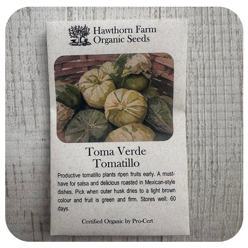 Tomatillo - Toma Verde Variety (Hawthorn Farm ORGANIC Seeds)