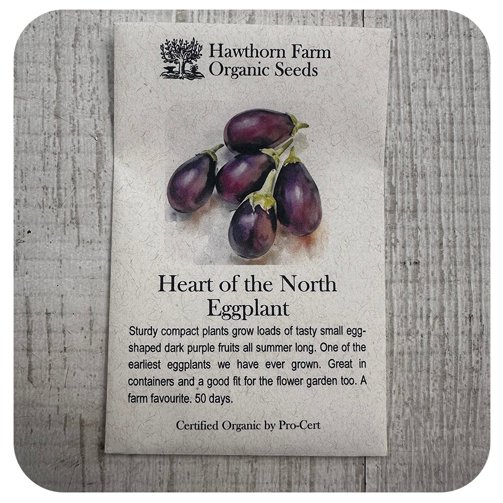 Eggplant - Heart of the North Variety (Hawthorn Farm ORGANIC Seeds)