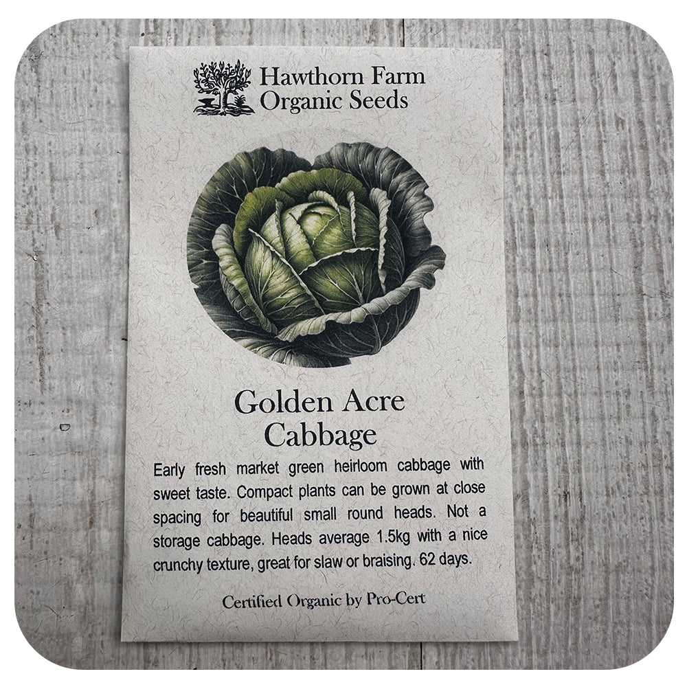 Cabbage (Hawthorn Farm ORGANIC Seeds)