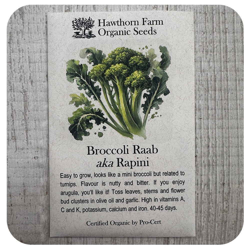 Broccoli Raab (Hawthorn Farm ORGANIC Seeds)