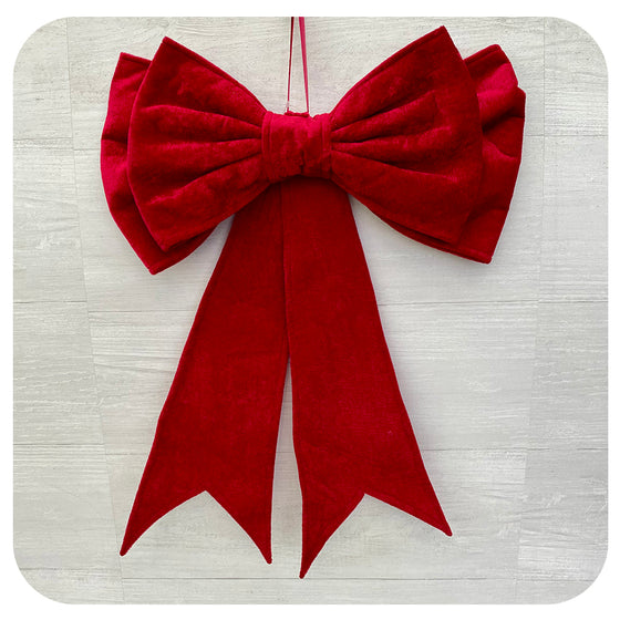 Large Red Bow