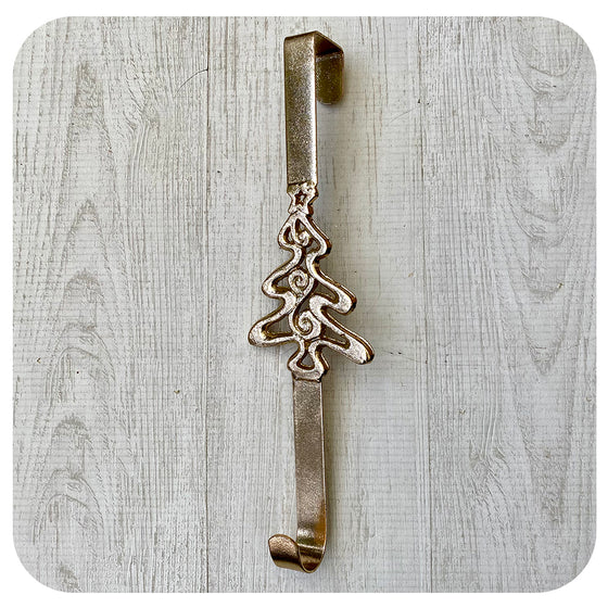 Gold Tree Wreath Hanger