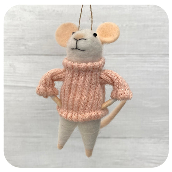 Pretty Paulina Felt Mouse