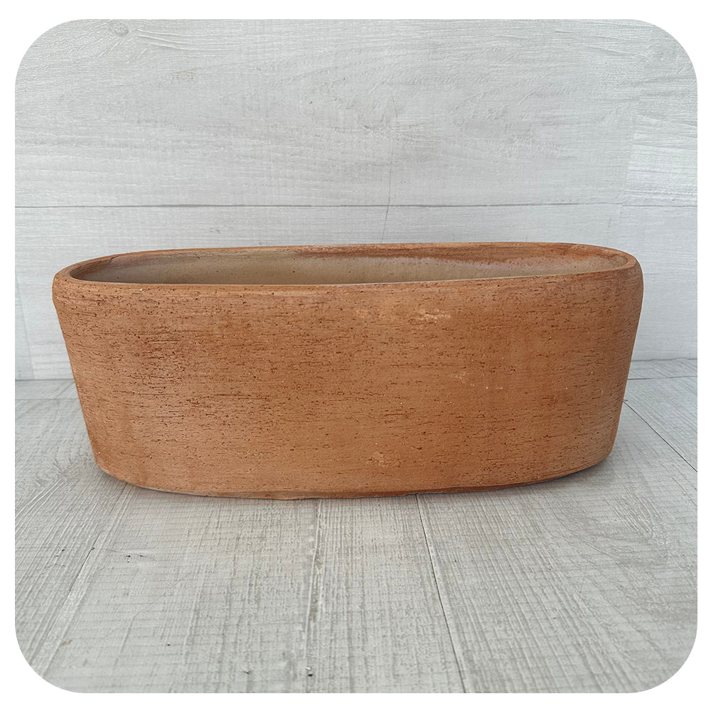 Luna Clay Rounded Window Box