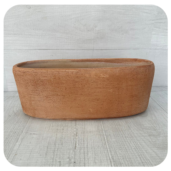 Luna Clay Rounded Window Box