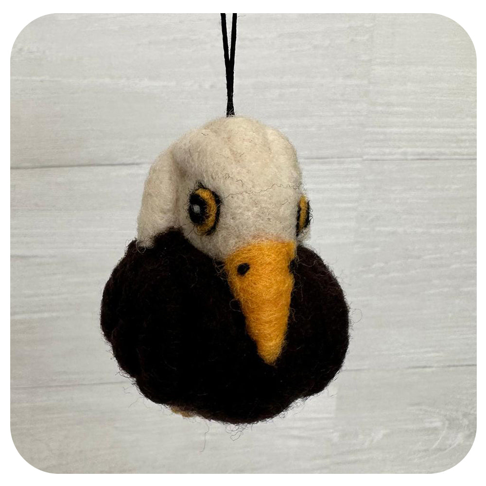 Fair Trade Felted Bald Eagle