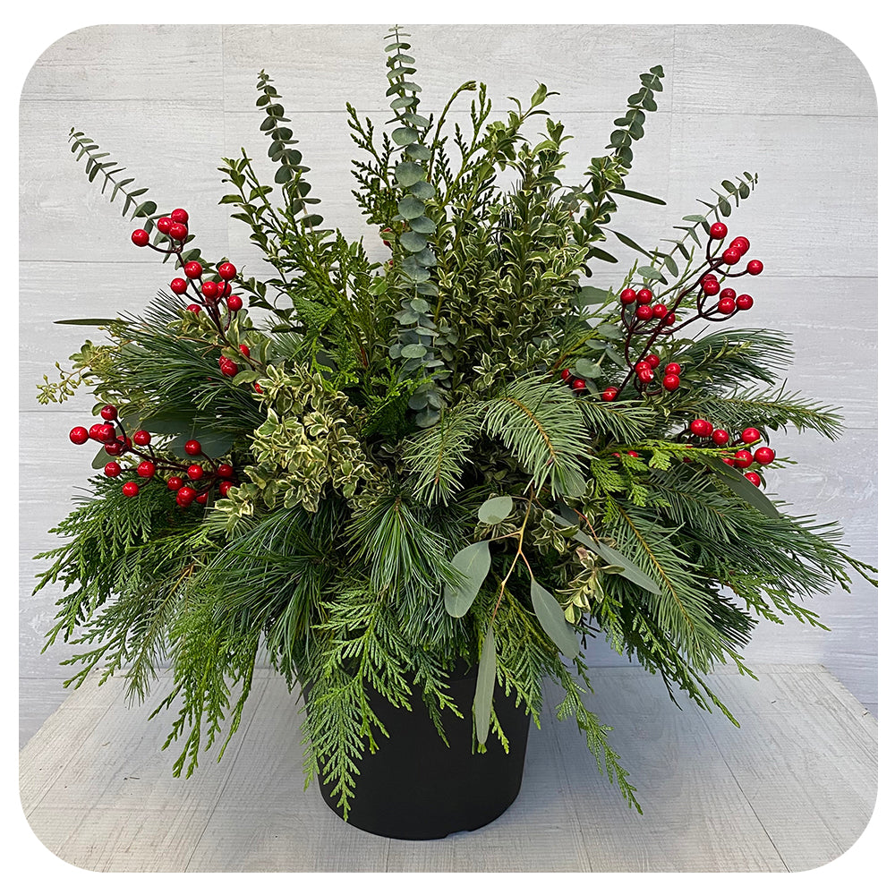 Urn - Mixed Greens with Eucalyptus