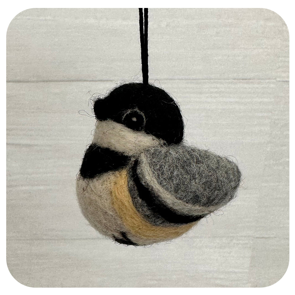 Fair Trade Felted Chickadee