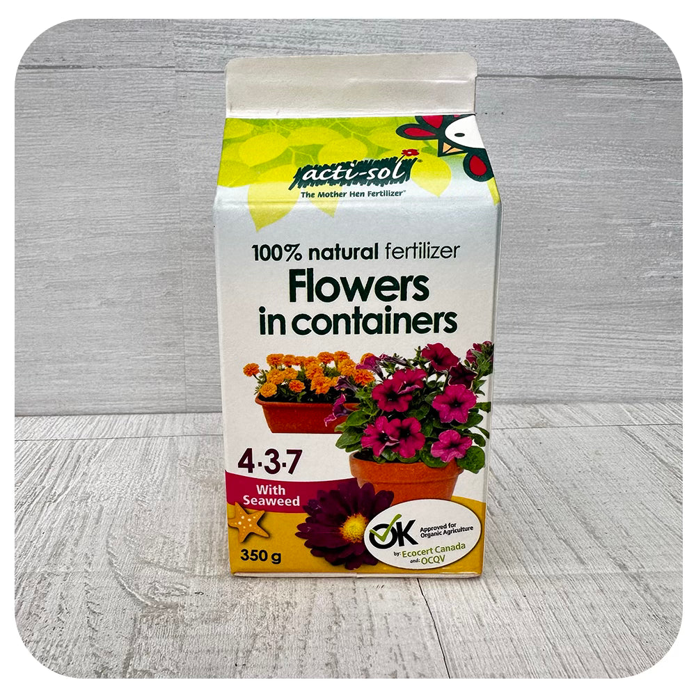Actisol Sprinkle-on Organic Fertilizer for Annual Flowers 4-3-7