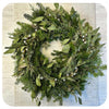 Fraser Fir,  Eucalyptus and Sapphire Wreath