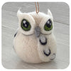 Iryna's Felted Snowy Owl (Hand Made/ Local)