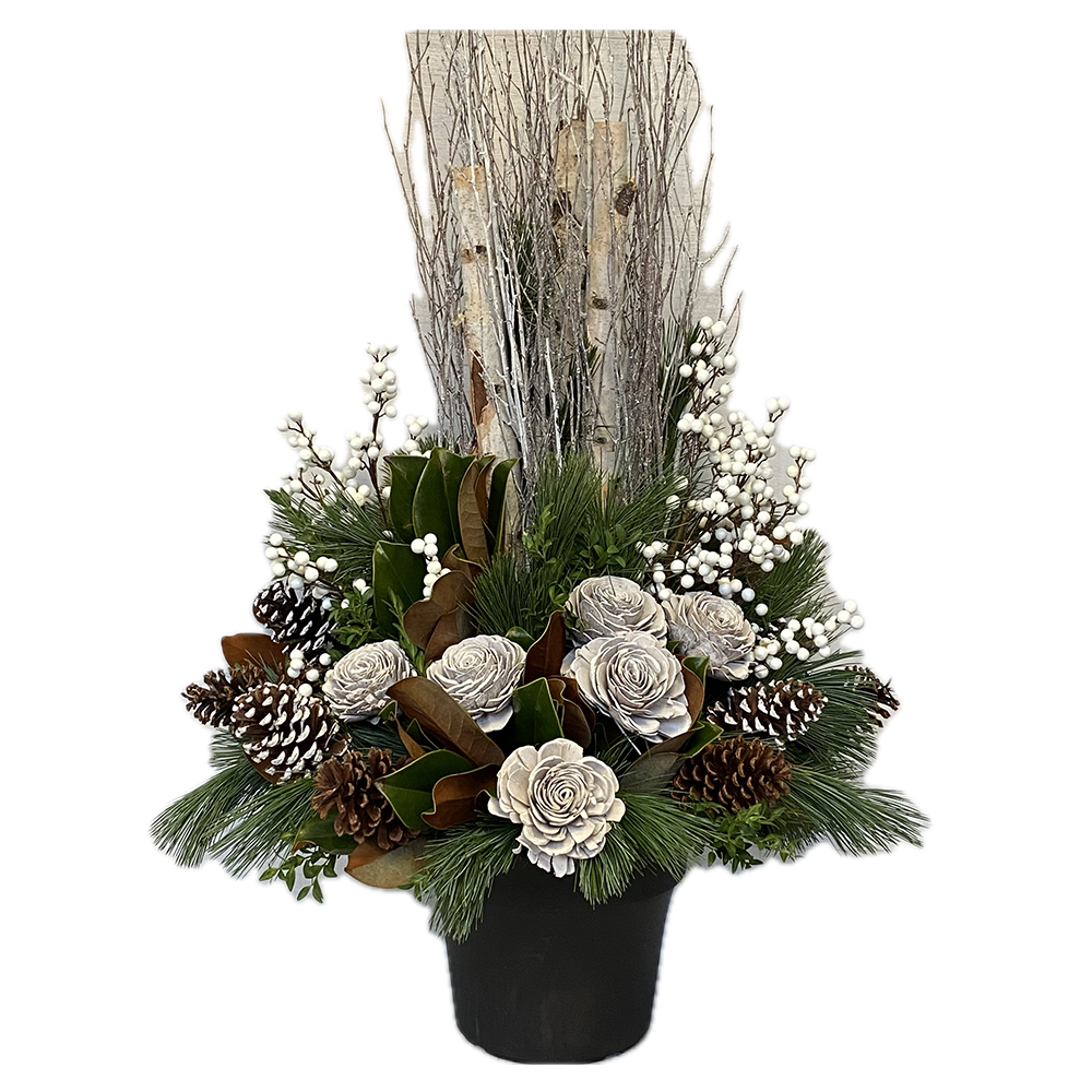 Urn - Rosettes and Branches