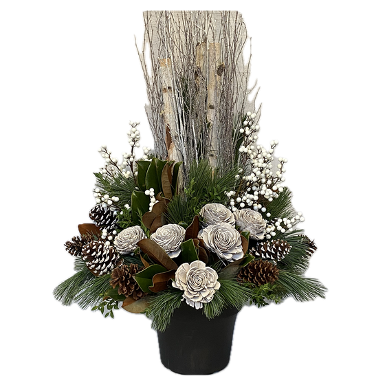 Urn - Rosettes and Branches