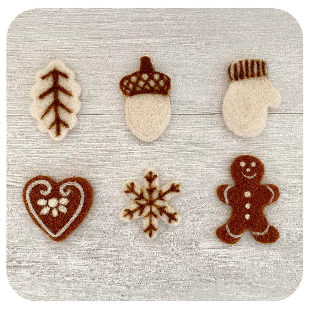 Iryna's Felted Acorn w. Wool Cap (Hand Made/ Local)